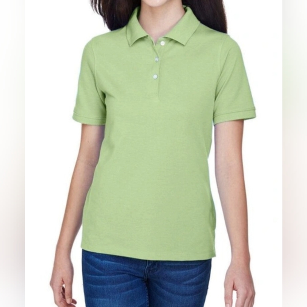 Womens J Crew Green Polo Shirt